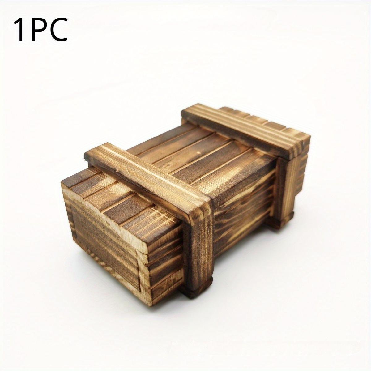 Wooden Secret Puzzle Box Brainstorming Wooden Box With - Temu