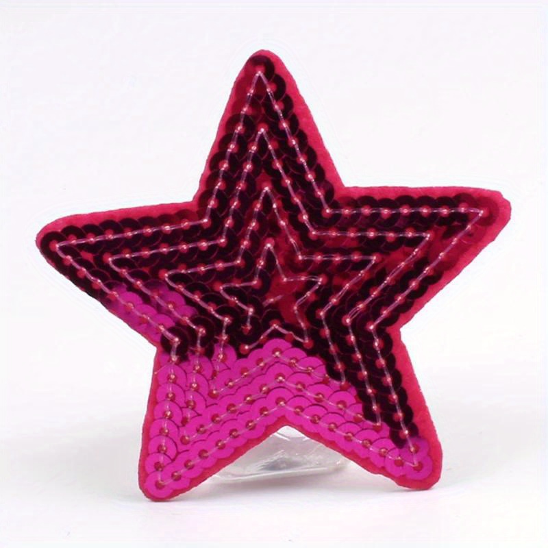 Sequined Star Patches For Men Sequined Sew On Star Stickers - Temu