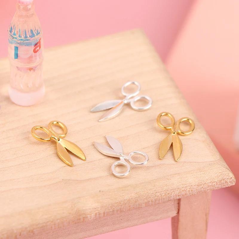 Doll House Mini Sewing Furniture Accessory, Silvery Small Scissors - Temu