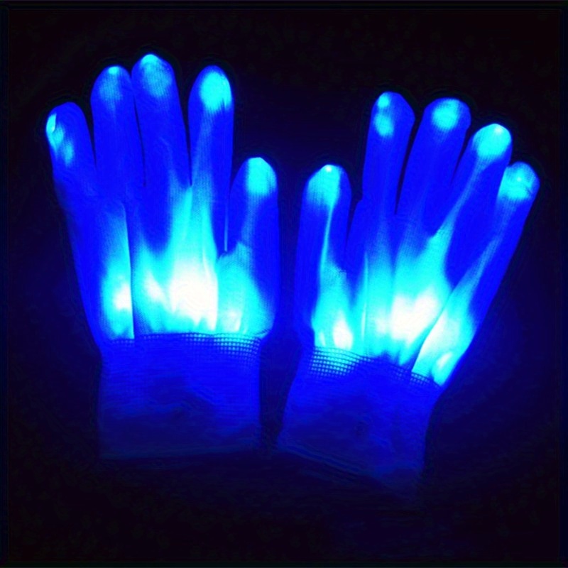 yuans Guantes LED, guantes con luz LED intermitente, guantes LED brillantes  para niños (rosa)