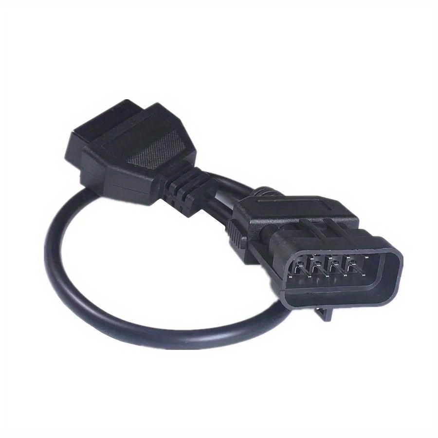 OBD 2 adattatore diagnostico cavo auto connettore OBDII 10 pin Tech 2 II 16  pin compatibile con Opel : : Auto e Moto