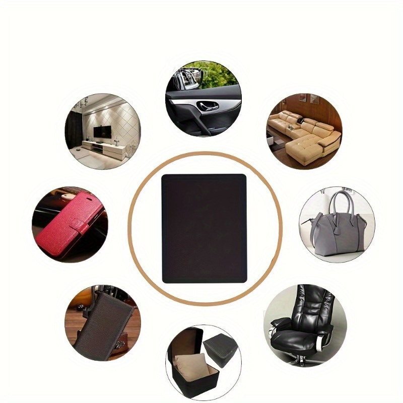 11pcs Self-adhesive Faux Leather Repair Kit Tape Sofa Couch Bag