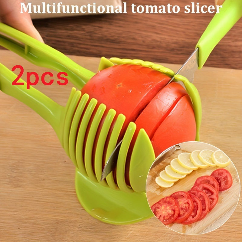 1pc Creative Kitchen Tomato Slicer Clip For Lemon & Tomato Slicing