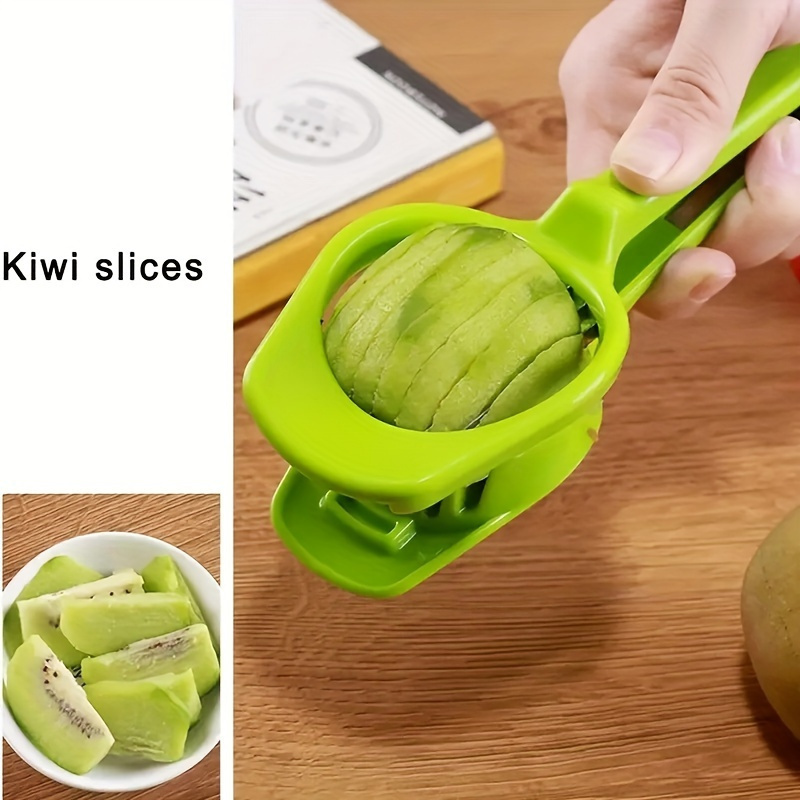 Stainless Steel Tomato Slicer Lemon Cutter Multipurpose Handheld Round  Fruit Tongs Stainless Steel Onion Holder Easy Slicing Kiwi Fruits &  Vegetable