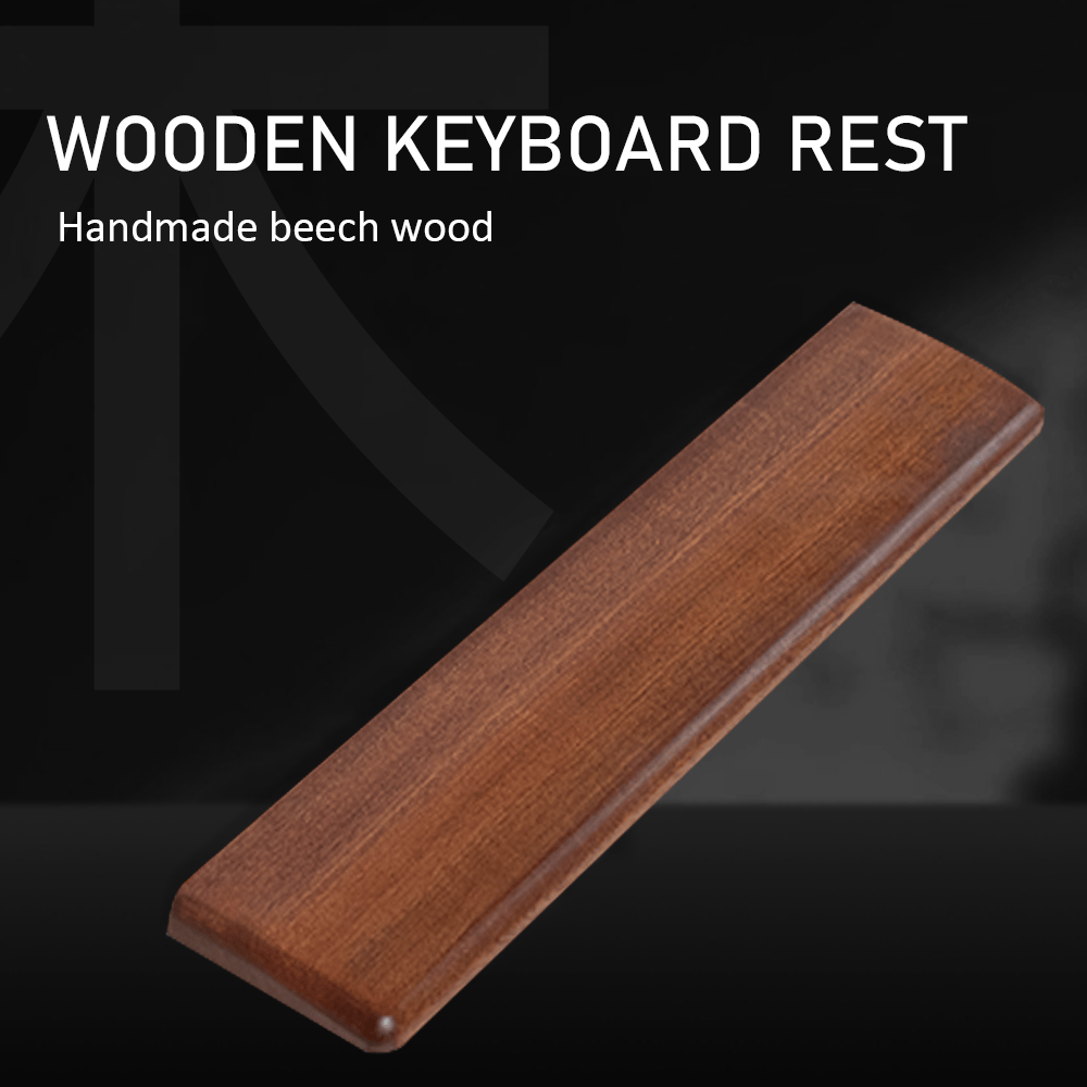 Weeyutix Teclado Madera - Almohadilla Madera para Teclado mecánico