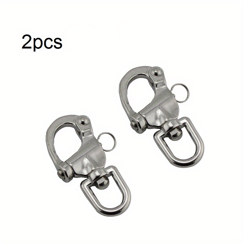 Double Ended Bolt Snap Hooks - 2 Pack Heavy Duty 316 Stainless