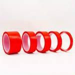 1pc, Transparent Double-Sided Adhesive Tape with Red Film, Foam double-sided adhesive Ideal for Signage, LED Strips, Automotive, Electronics, and More