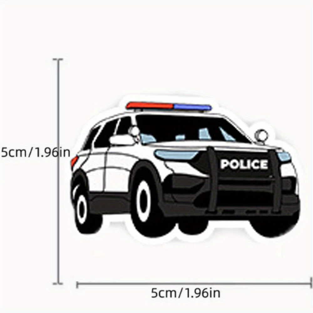 Police Stickers Police Car Waterproof Vinyl Stickers For - Temu