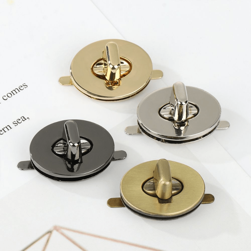 4 Pieces 4 Colors 4.5 Inch Purse Frame Straight Kiss Clasp Lock Iron Coin  Purse Clasps Bag Clasp Lock Frame with Comfortable Grip for Bag Leather DIY