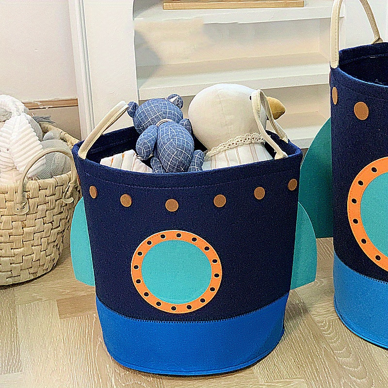 Household Cartoon Storage Bucket Toy Doll Storage - Temu