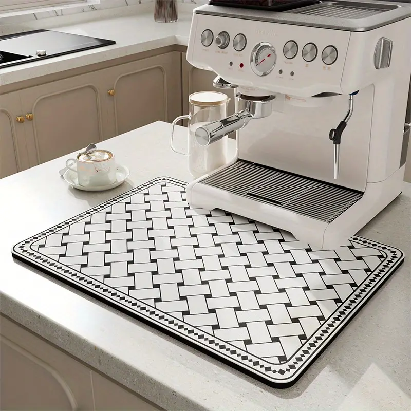 Dish Drying Mat For Kitchen Counter, Heat Resistant Drainer Mats With  Non-slip Rubber Backed, Hide Stain Kitchen Super Absorbent Draining Mat,  Easy To Clean Dish Rack Pad - Temu Oman