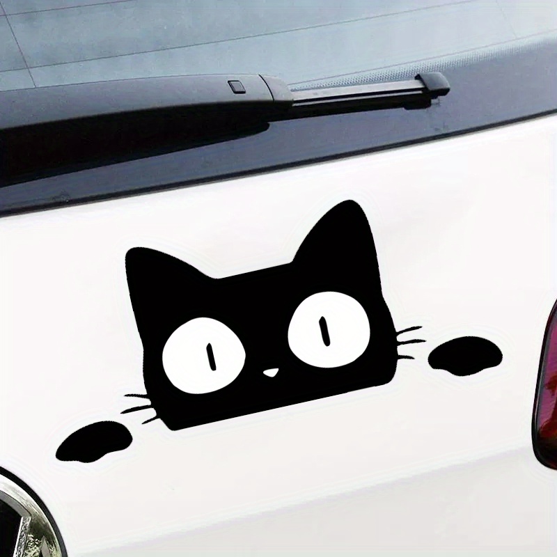 Cat Decal, Peeking Black Cat, Vinyl, Cat Window Sticker, Car, Truck,  Stowaway Pet, Pet Lover Car Decal, Cat Mom, Laptop, Bumper, Wall -   Canada
