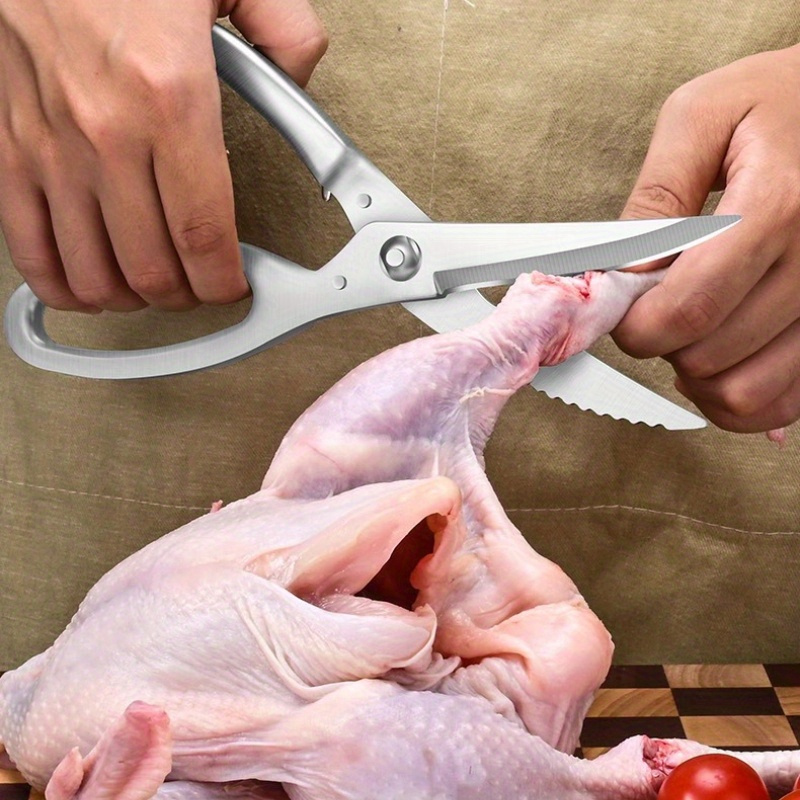 Stainless Steel Kitchen Chicken Bone Scissors Labor saving - Temu