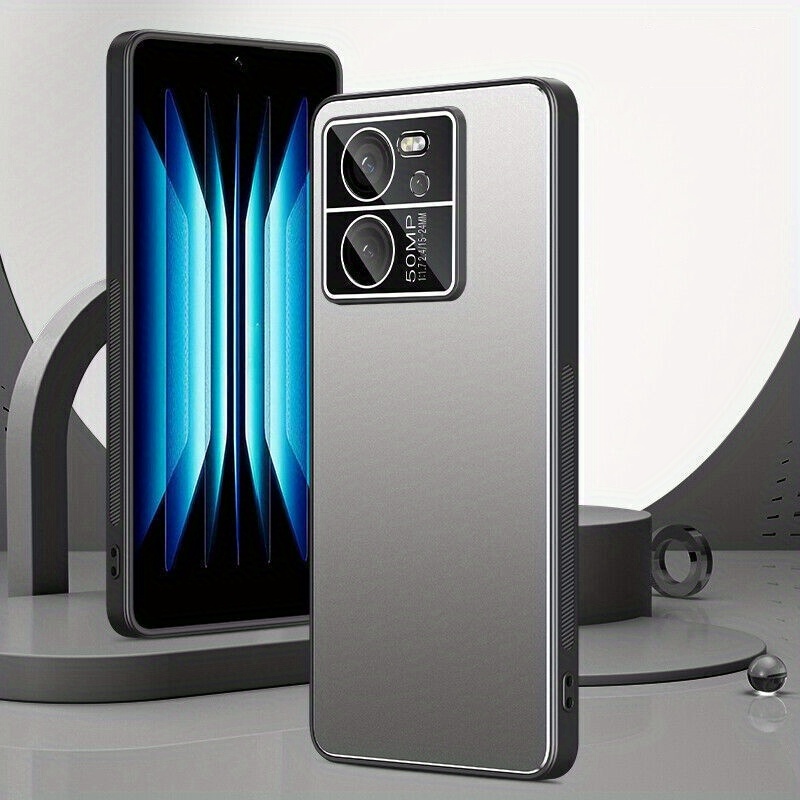 Built-in Magnetic Metal Sheet PC + TPU Hybrid Phone Case for