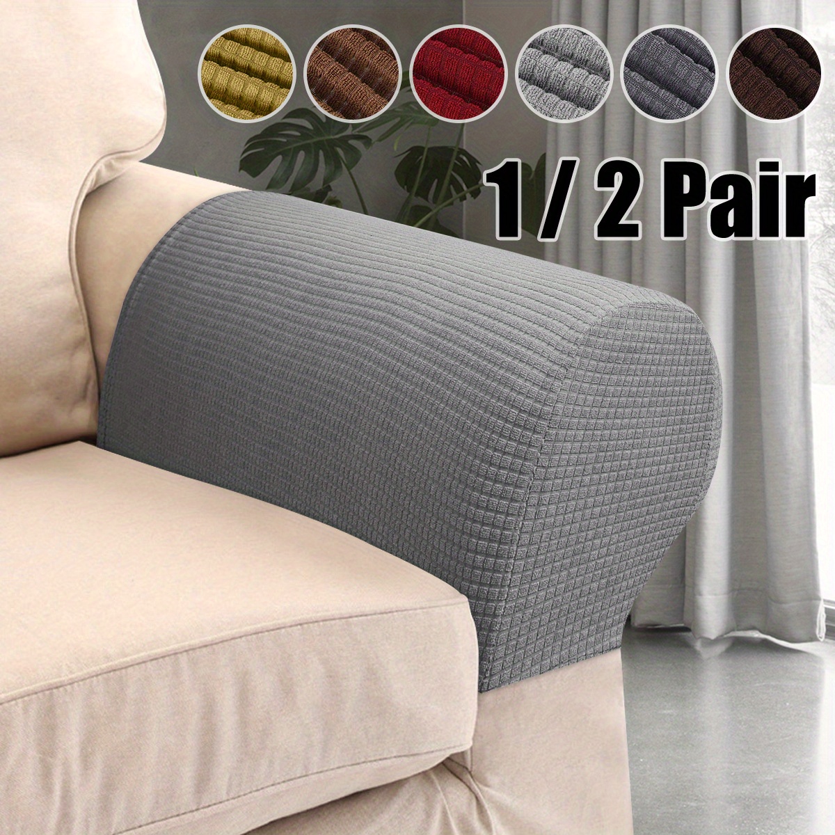 Waterproof Office Chair Arm Covers Slipcover For Chair - Temu