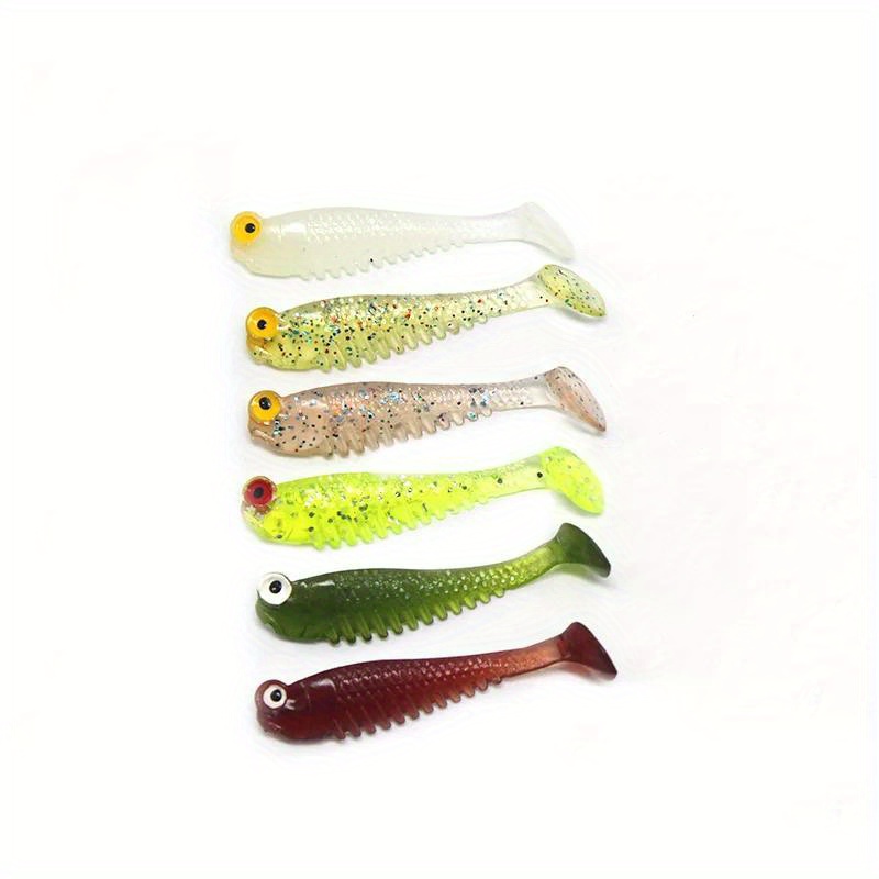 Silicone Bait Swimbait  Silicone Fishing Lure - 6 Pcs/lot Soft