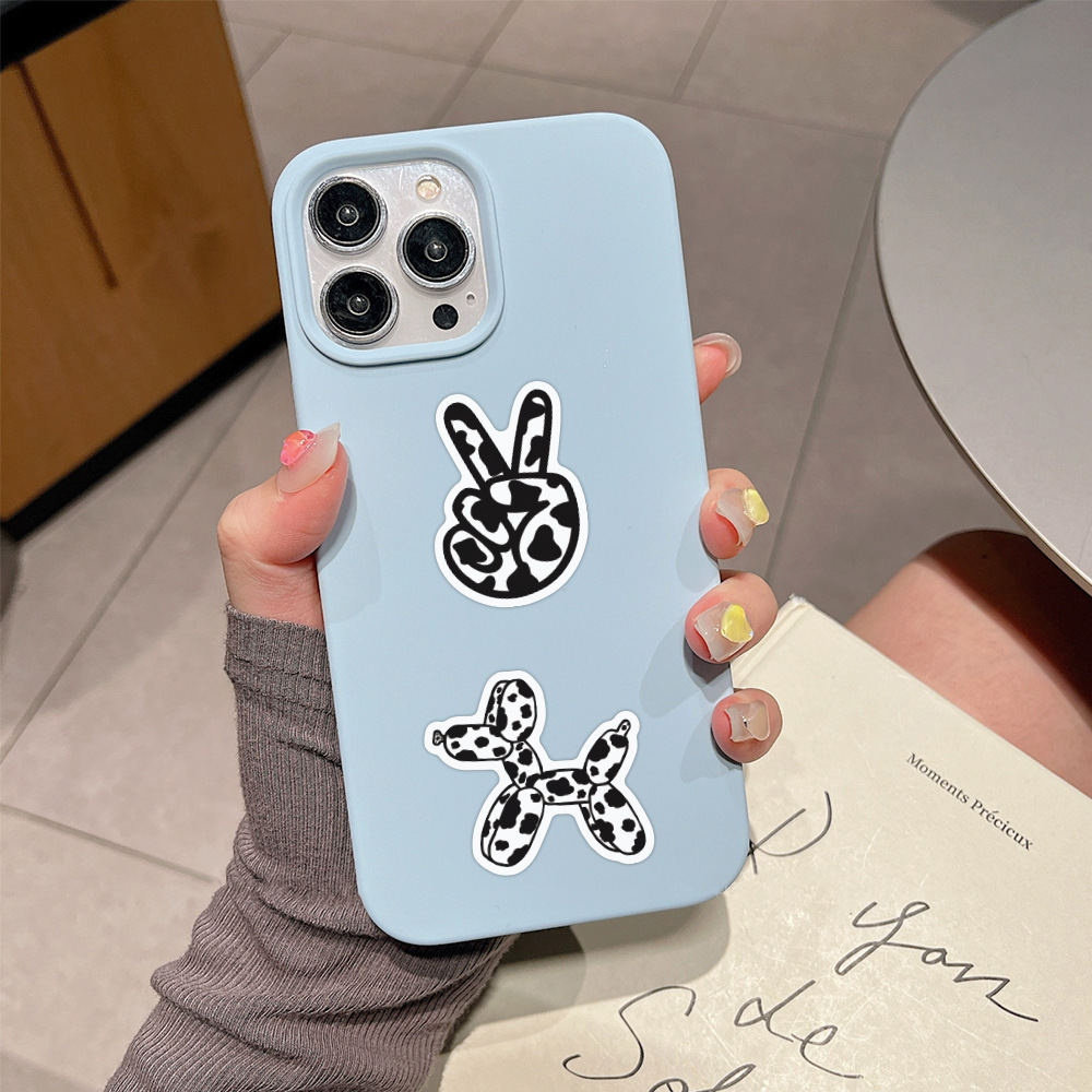 Hot Cow Pattern Stickers Perfect For Diy Phone Cases Water - Temu