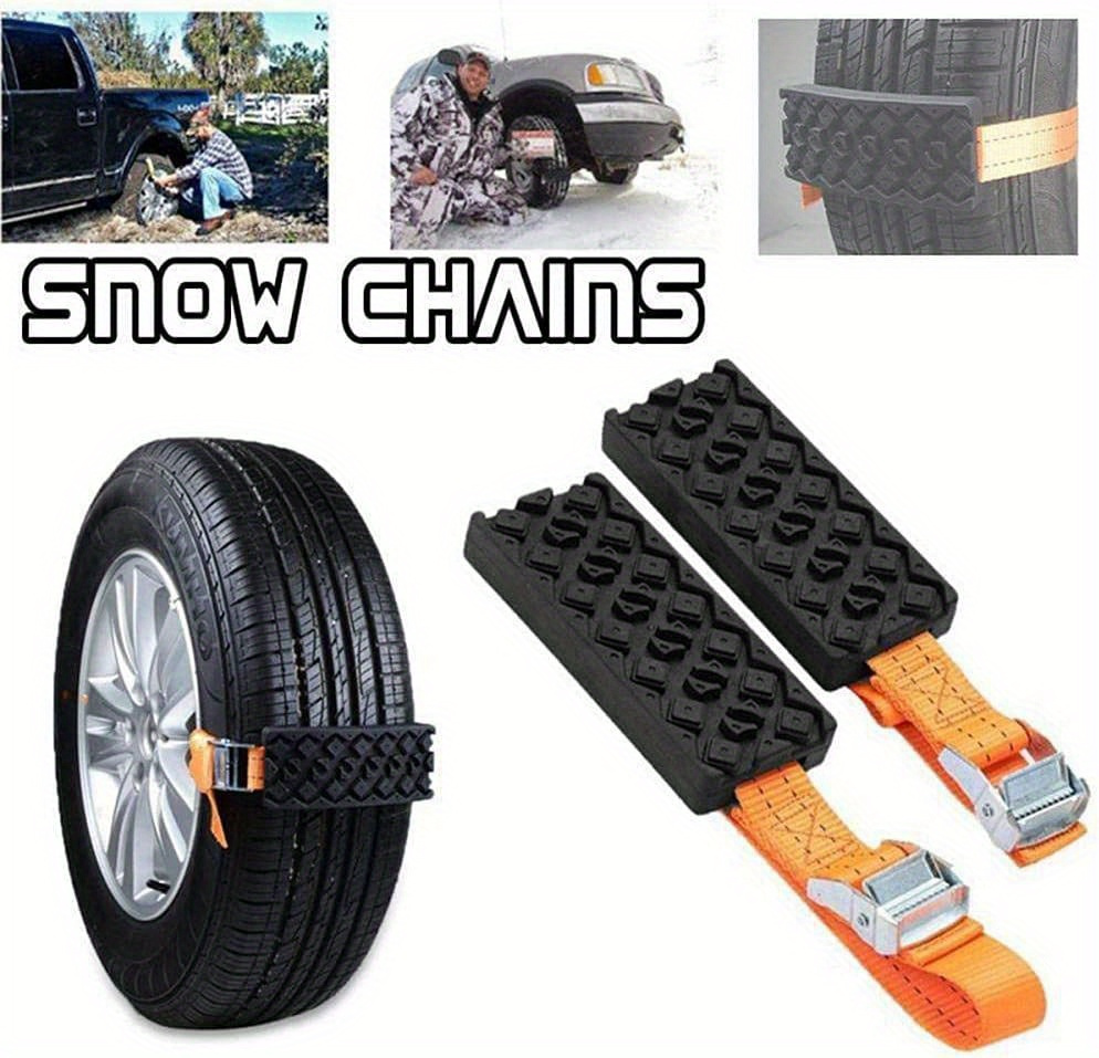 Tire Traction Device For Snow Mud And Sand Chains Cars Universal