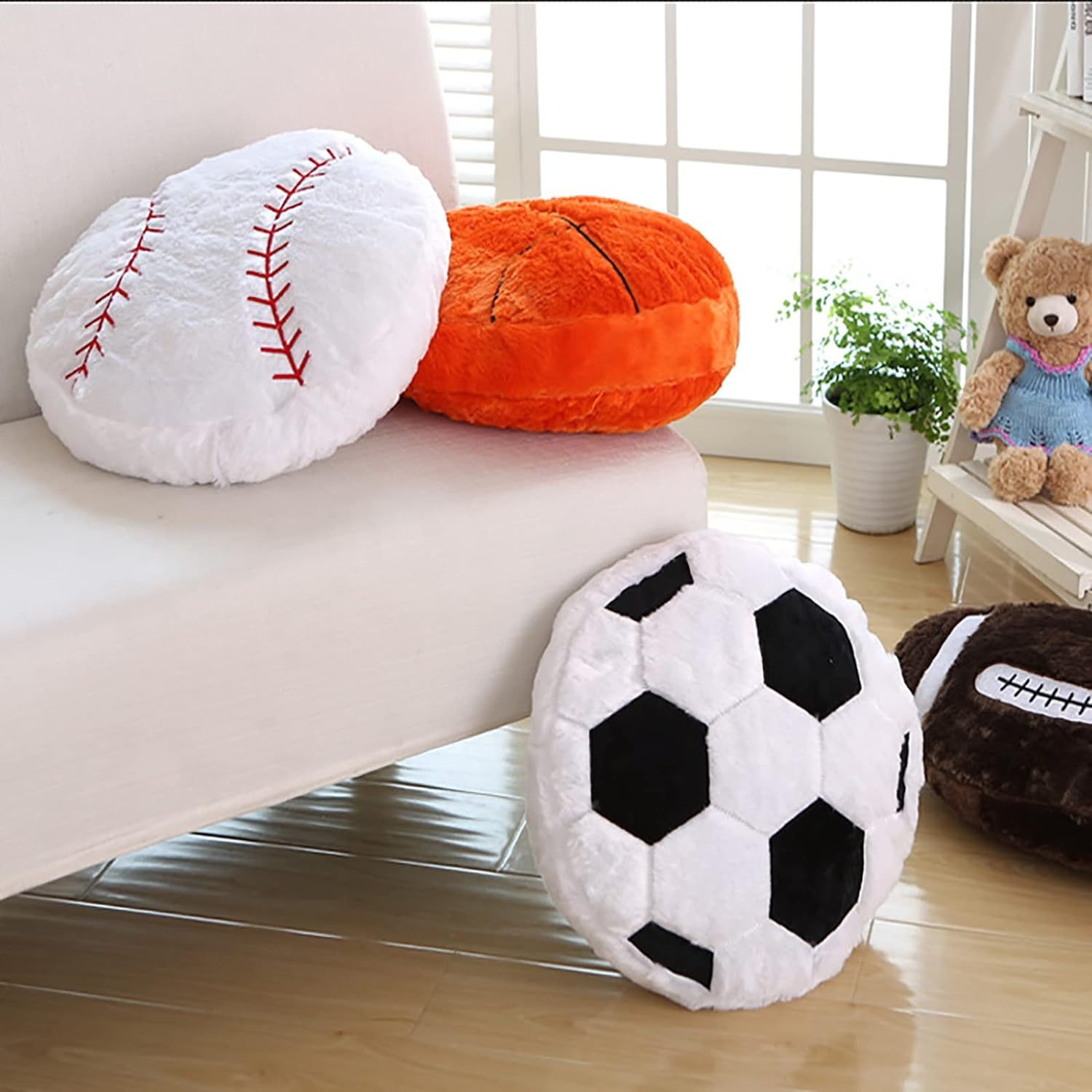 Fluffy discount ball pillow