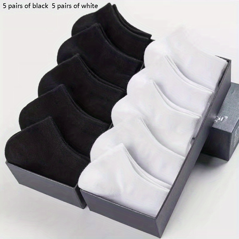 10 12 Pairs Comfy Ankle Socks Solid Socks