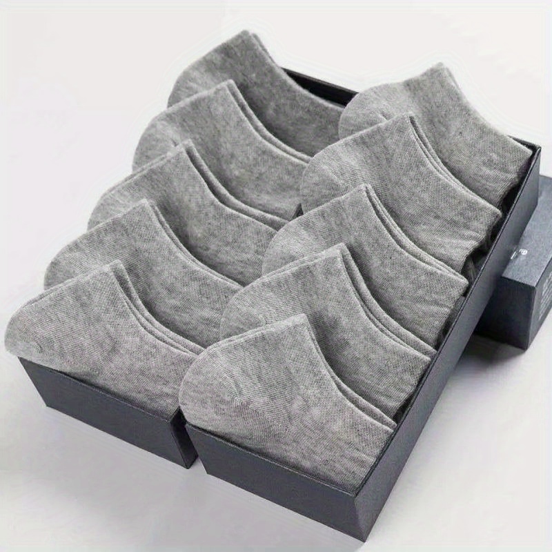 10 12 Pairs Comfy Ankle Socks Solid Socks
