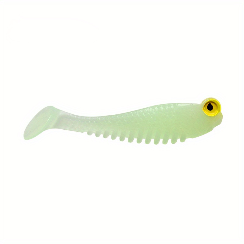 Glow in dark Soft Bait Simulated T tail Small Fish Bionic - Temu