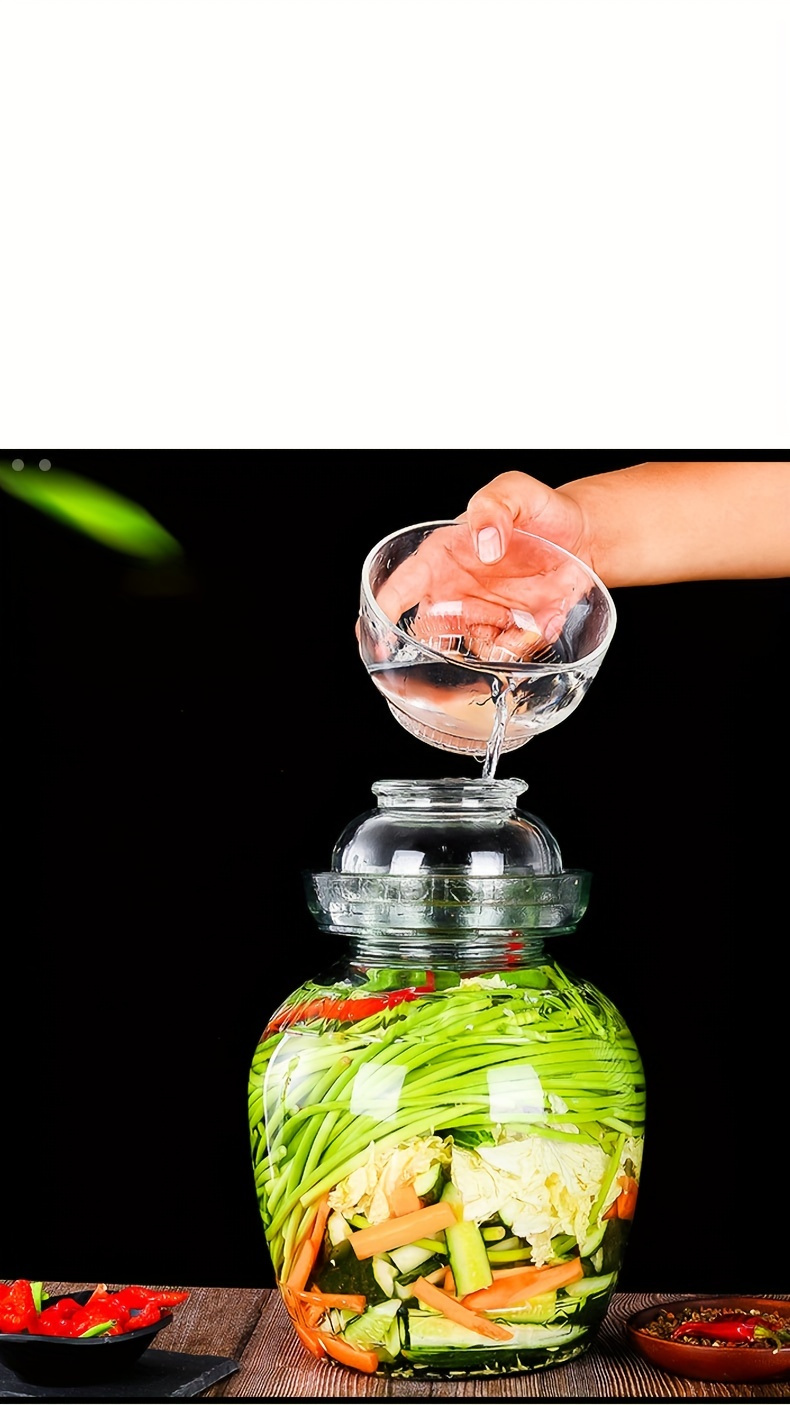 FBITE Pot Cornichon Retournable, simple à utiliser Gobelet Transparent -  Herb Keeper facile à observer pour conserver les légumes verts et les  légumes