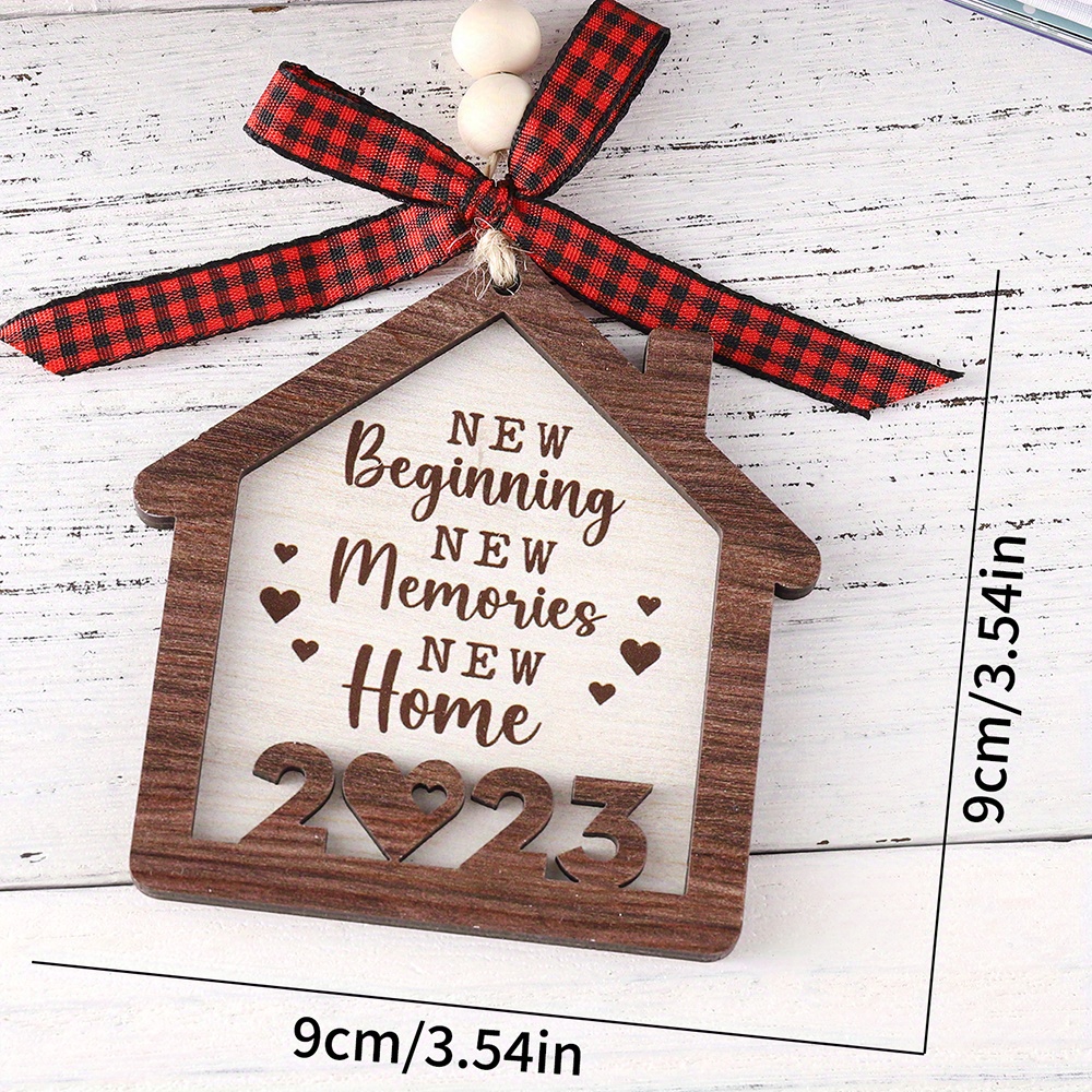 1pc,New Beginnings New memories,New Home 2023,House Warming Gifts