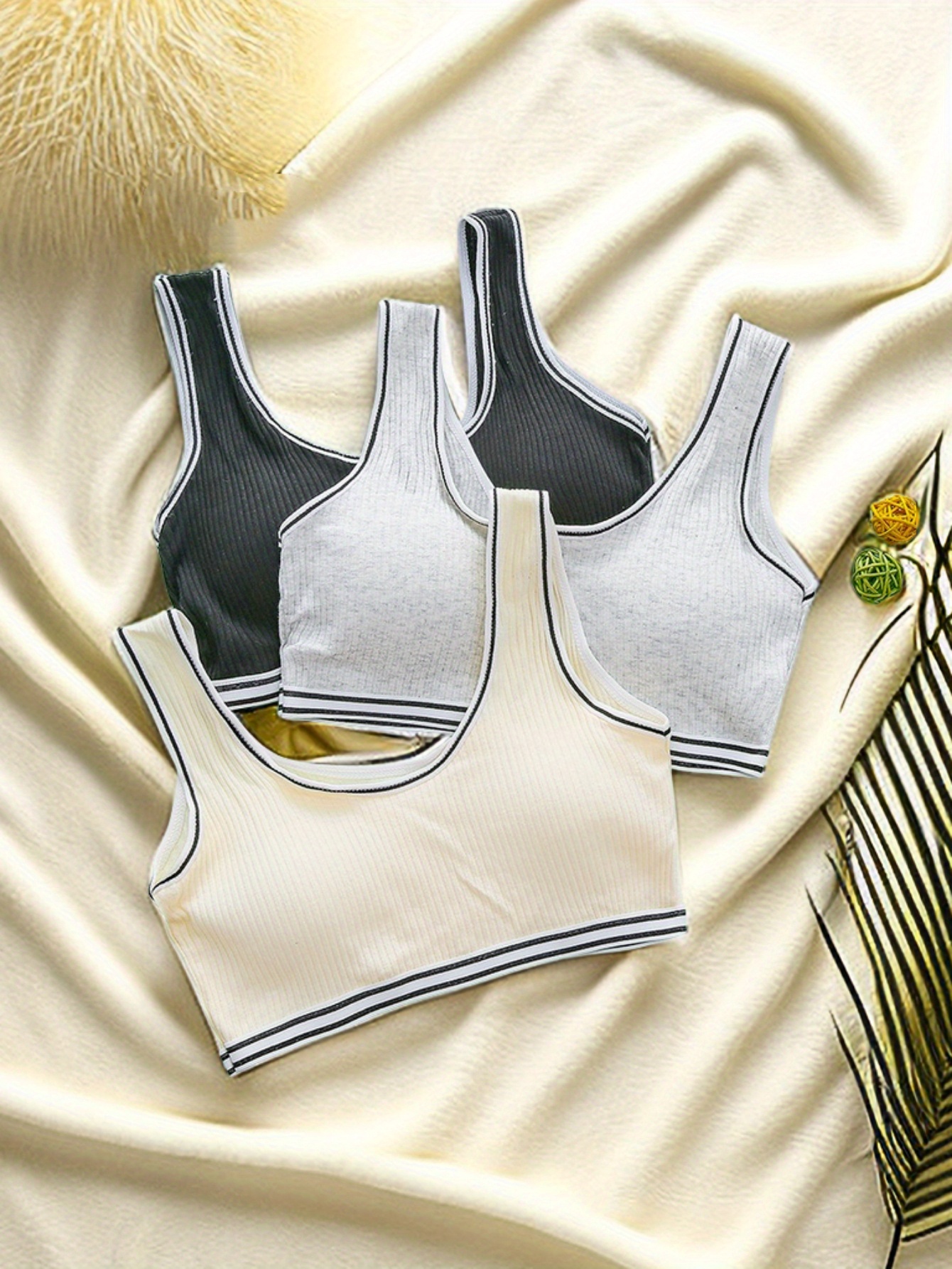 Bra And Boyshorts Set - Temu