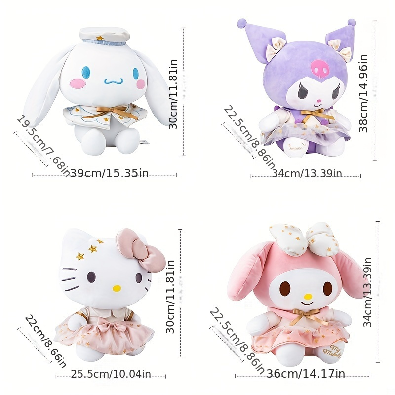 Hello Kitty Plush Toys, Cute Soft Doll Toys, Birthday Gifts for Girls  (30CM, Pink A)