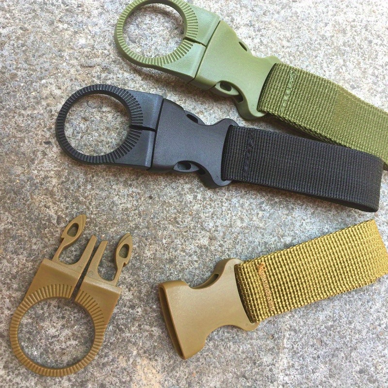 2pcs Nylon Water Bottle Hanging Buckle Multifunctional Carabiner Clip
