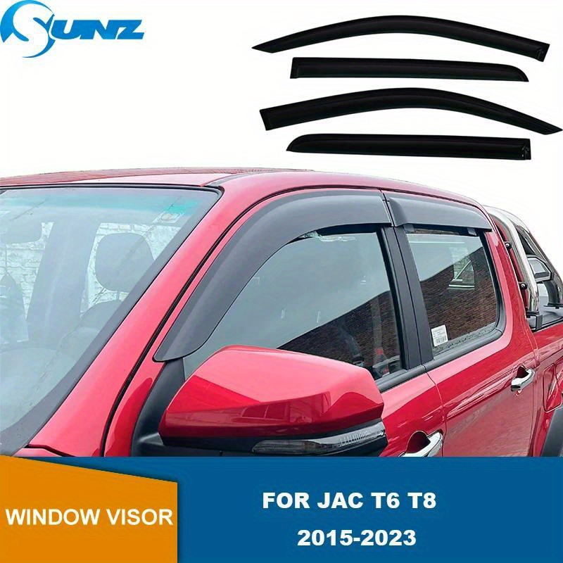 For Peugeot 207 2009-2013 Side Window Visor Sun Rain Deflector Guard Awning  Shelters Adhesive Cover Trim Car Styling Accessories