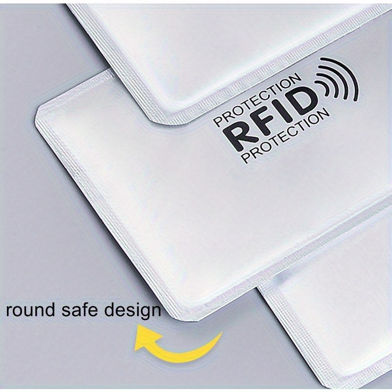 Metallic Anti Rfid Card Holder NFC Blocking Reader Id Case - Gray