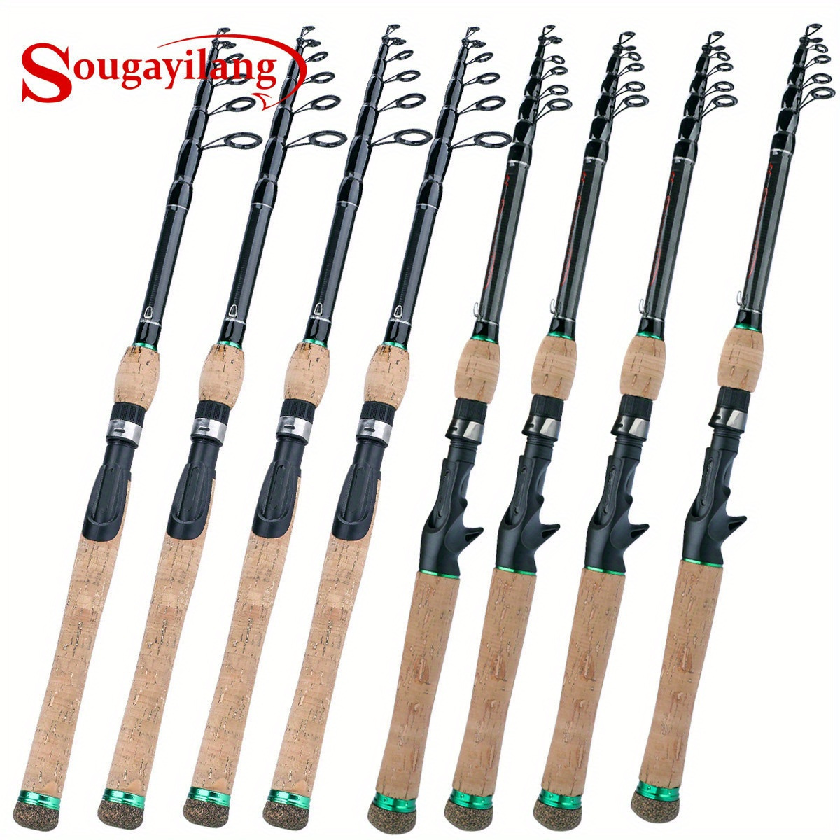 1 τεμ SIECHI Carbon Lure Fishing Rod, Portable Plug-in Straight Handle  Fishing Rod 1.8M/5.91Ft 2.1M/6.89Ft - Temu Greece