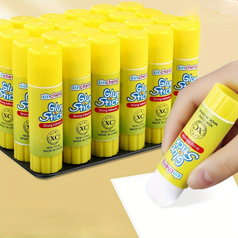 12pcs Formaldehyde-Free Strong Solid Glue Sticks - Perfect for Handmade  Crafts, Office Stationery & Preschool Projects!