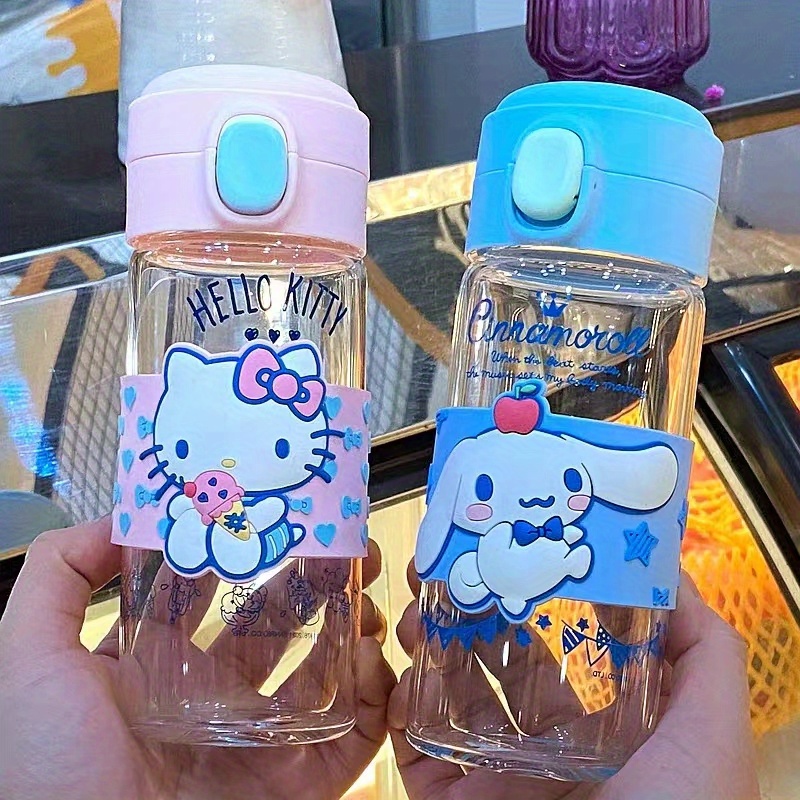 Hello Kitty Cinnamoroll Cute Cartoon Water Bottle - Temu