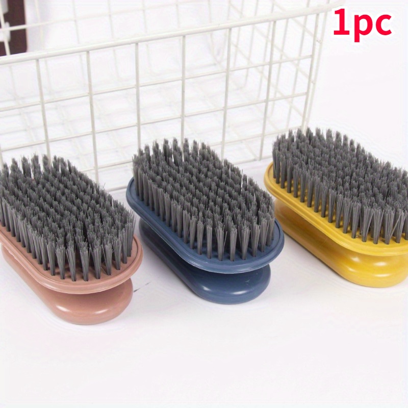 1pc Dual-use Creative Color-contrasting Laundry Scrub Brush, Soft