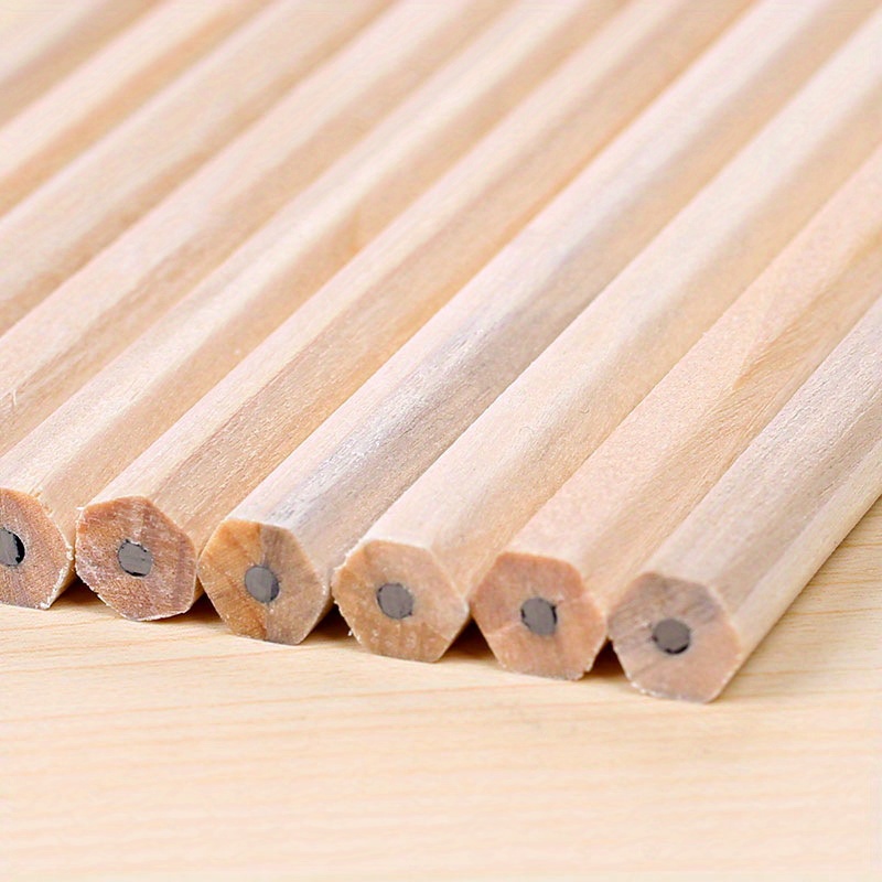 Hexagon Log Pencil Hb Daily Writing Practice Writing Drawing Stationery ...