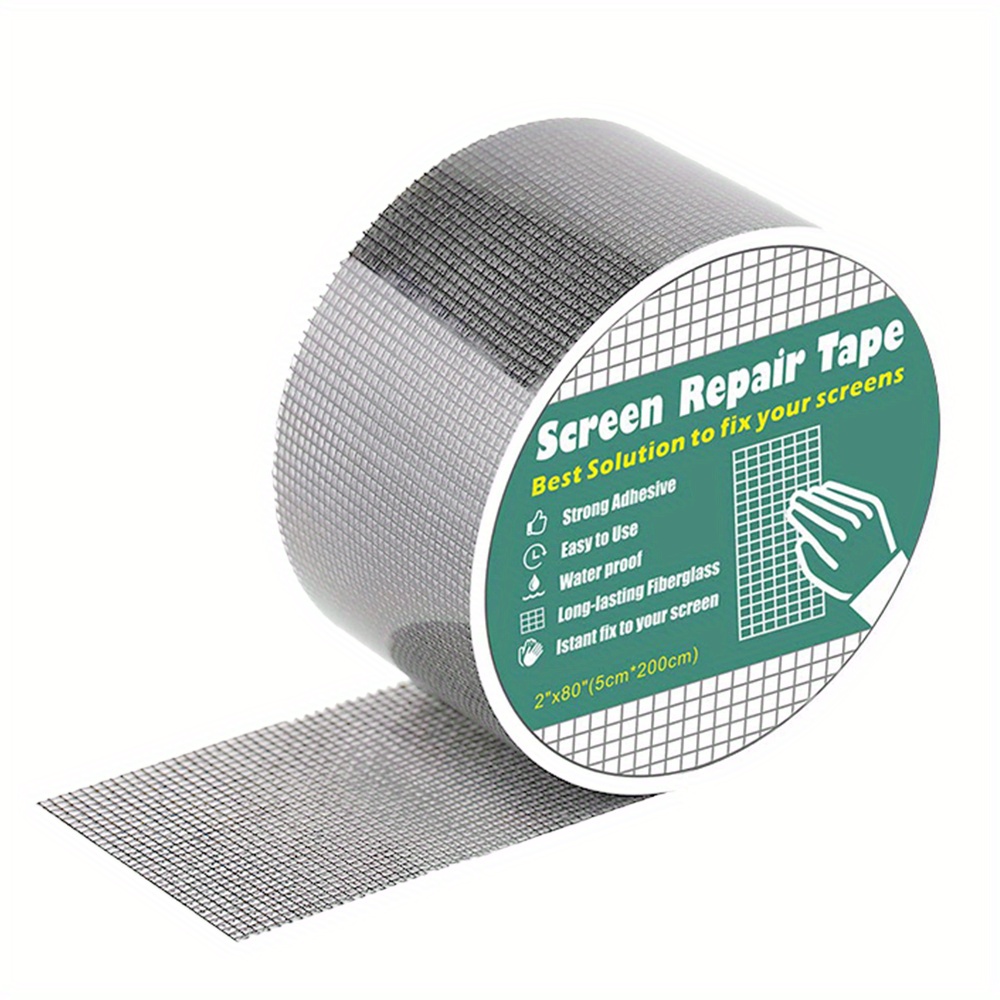 5pcs Window Screen Repair Tape, Self-Adhesive Screen Patch Tape For  Covering Up Door And Window Screen Hole