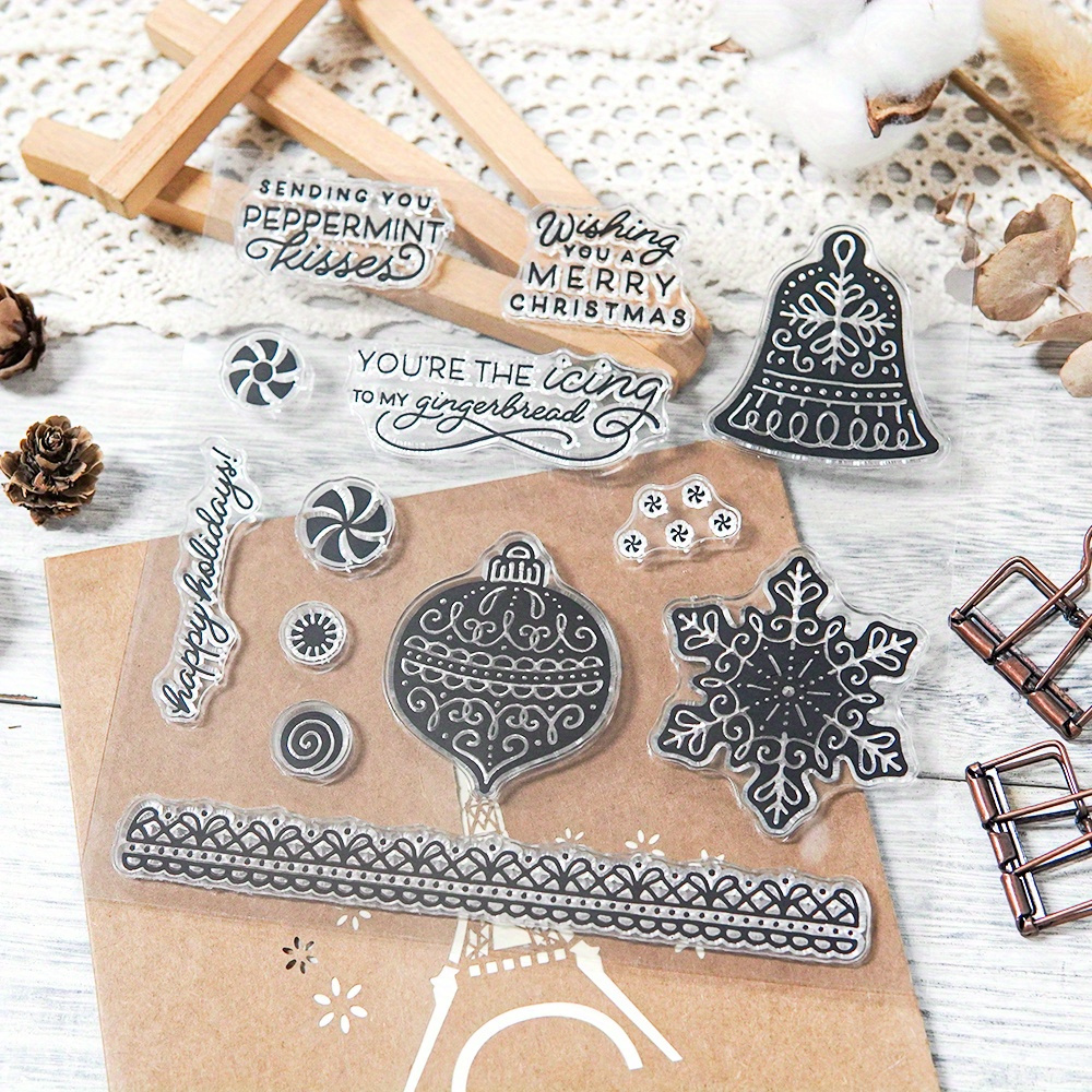 Christmas Rubber Stamps for Card Making