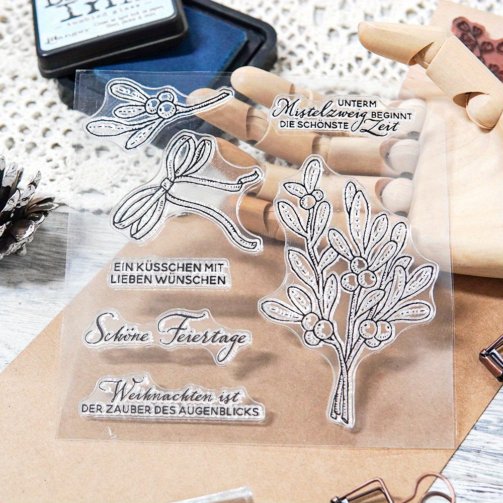 Tulip Silicone Clear Stamp and Die Sets for Card Making, DIY Embossing  Photo Album Decorative Craft