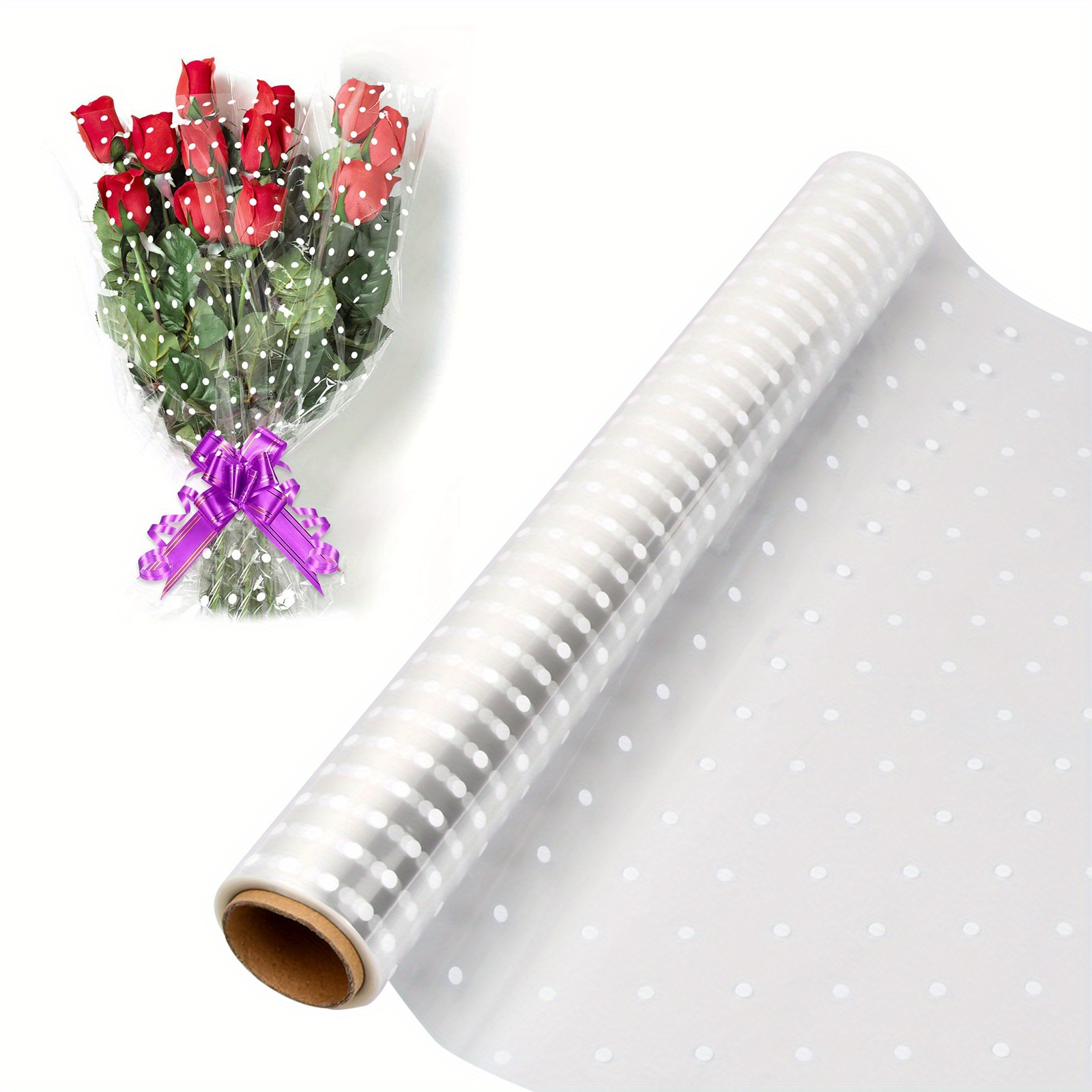 15 Pcs Cotton Wrapping Flower Paper Non-woven Floral Wrapping Paper Florist  Supplies,23.6x23.6 Inch
