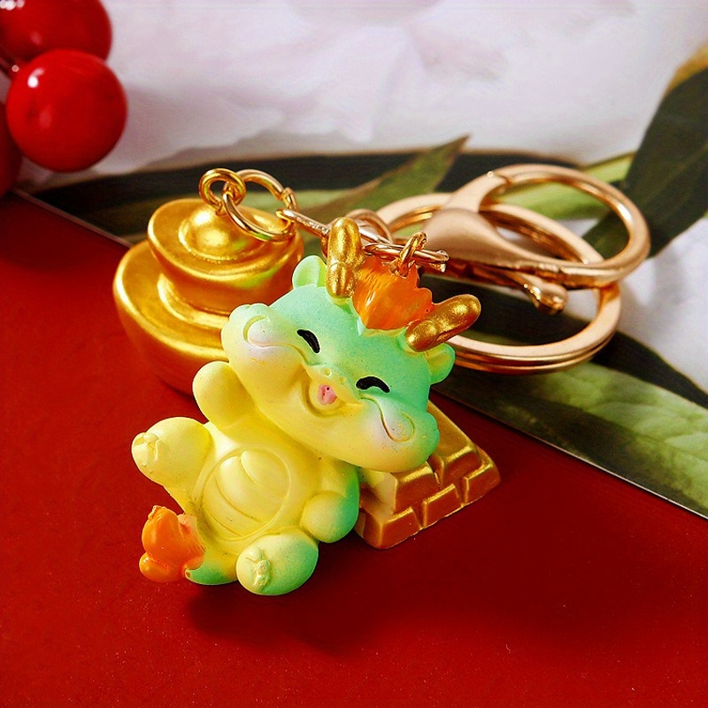 Porte-clés dragon, porte-clés dragon du nouvel an lunaire, cadeau de l'année  du dragon -  France