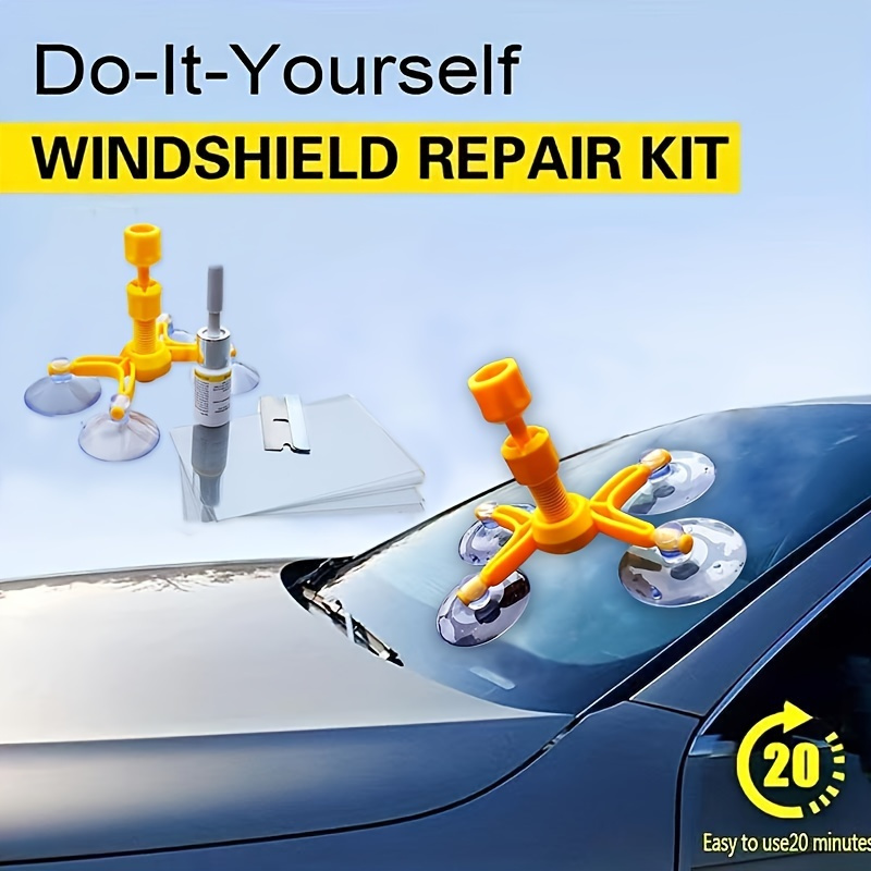  SUPVOX 2 Sets Glass Repair kit Glasses Scratch Repair Window  Crack Repair kit Windshield Repair kit Crack : Automotive