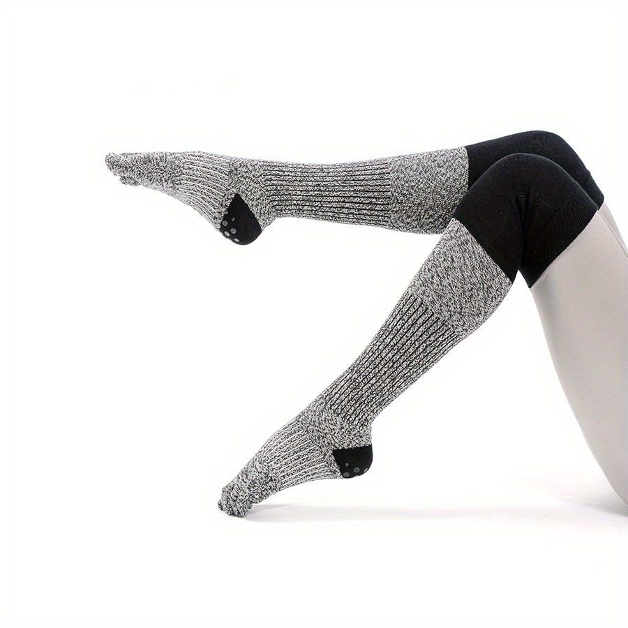 Calentadores Piernas Engrosados Calcetines Calientes Yoga - Temu