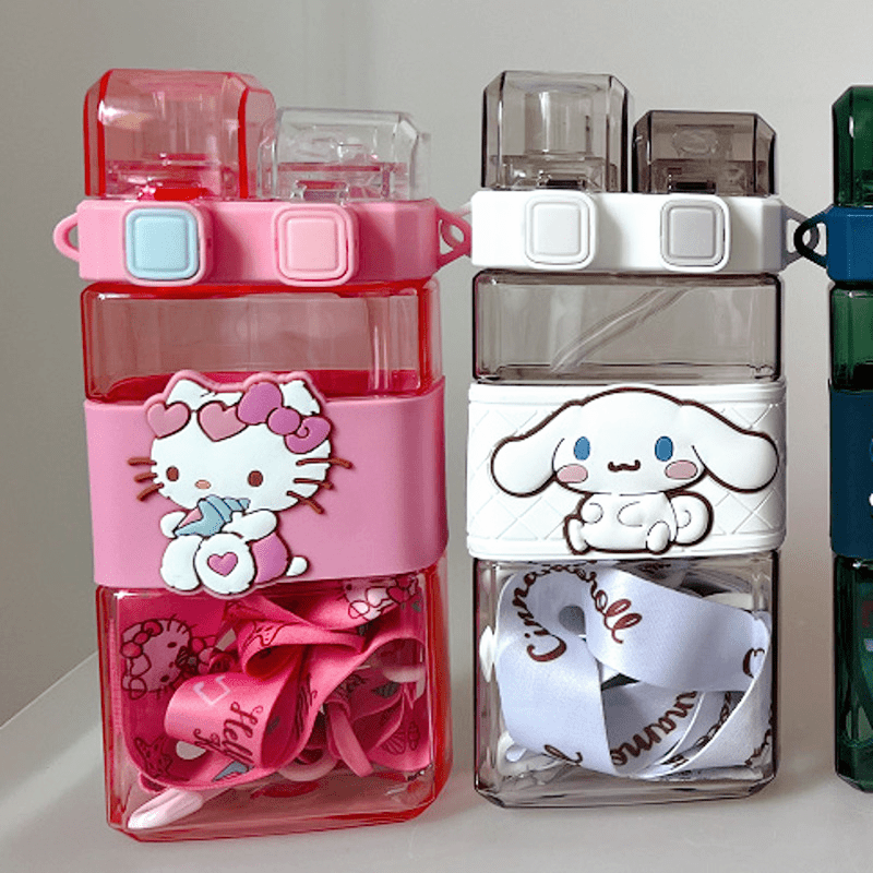 Kawaii Sanrio Hello Kitty Bottle - Summer Drink Cup - Kuru Store