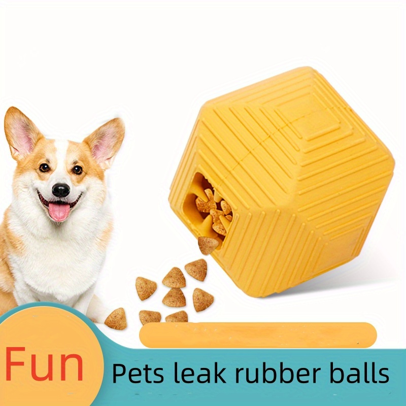 Dogs Chew Rubber Leaky Food Puzzle Balls Dogs Treat Ball Food