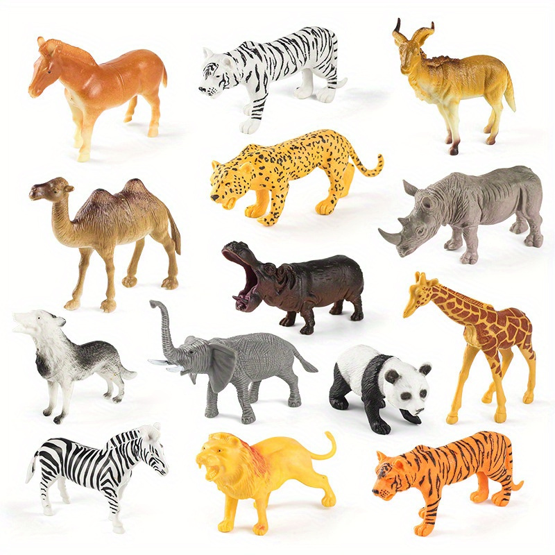 1pc Animaux Figures Jouets Figurines D'animaux Jungle - Temu Canada
