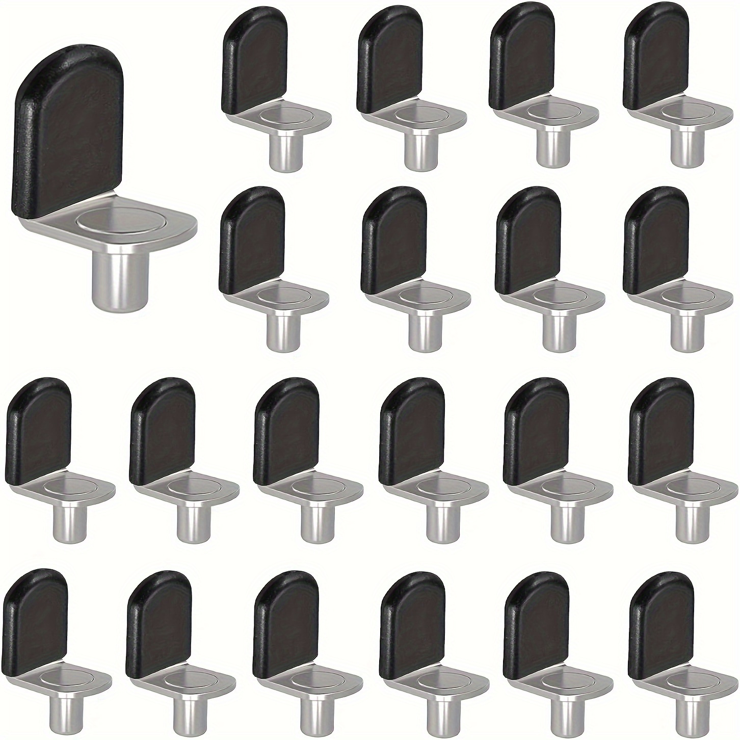 20pcs 6mm Shelf Support Peg Metal Shelf Support Pin Shelf Cleats