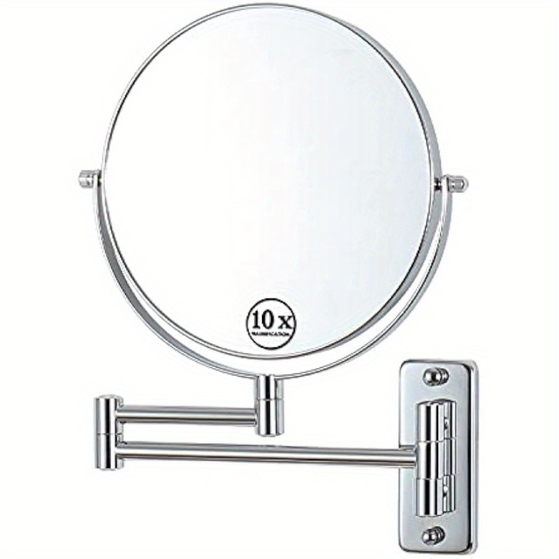 Comprar accesorios para baño - Espejo Aumento Pared Con Ventosa Cromo